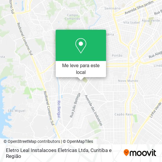 Eletro Leal Instalacoes Eletricas Ltda mapa