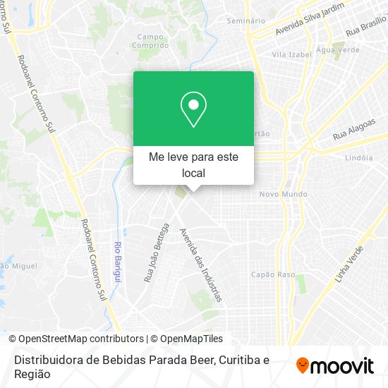 Distribuidora de Bebidas Parada Beer mapa