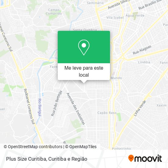 Plus Size Curitiba mapa