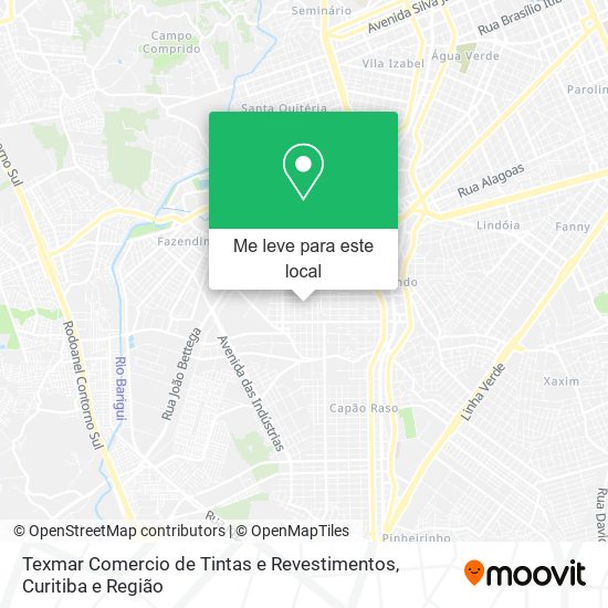 Texmar Comercio de Tintas e Revestimentos mapa