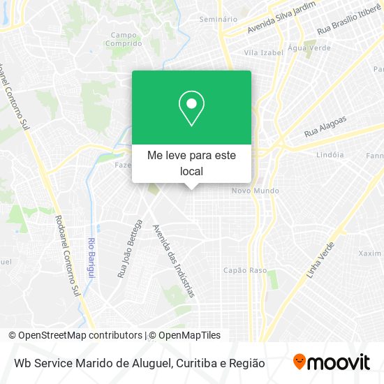 Wb Service Marido de Aluguel mapa