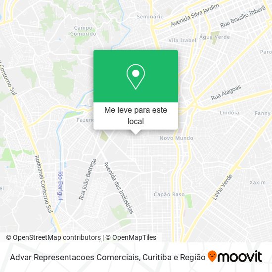 Advar Representacoes Comerciais mapa