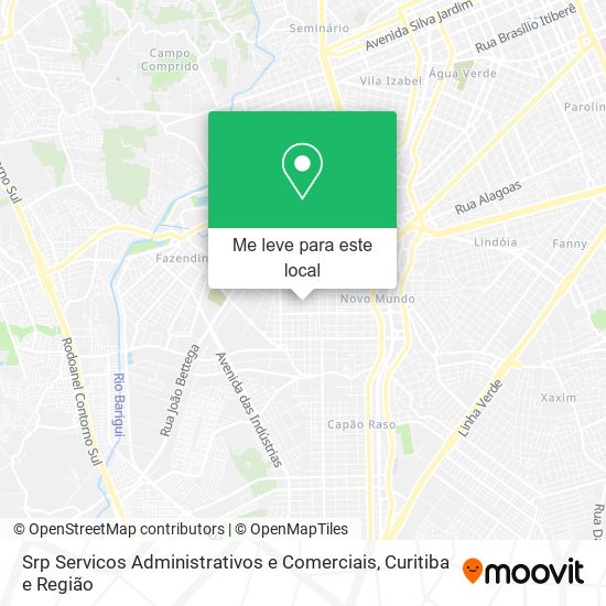 Srp Servicos Administrativos e Comerciais mapa