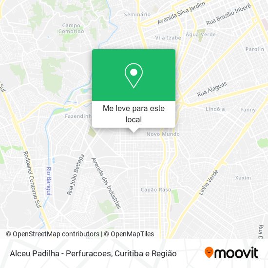 Alceu Padilha - Perfuracoes mapa