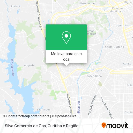 Silva Comercio de Gas mapa