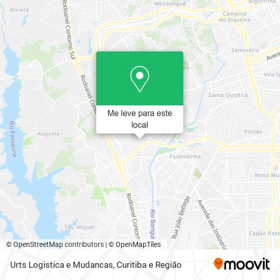 Urts Logistica e Mudancas mapa