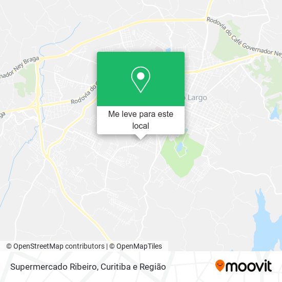 Supermercado Ribeiro mapa