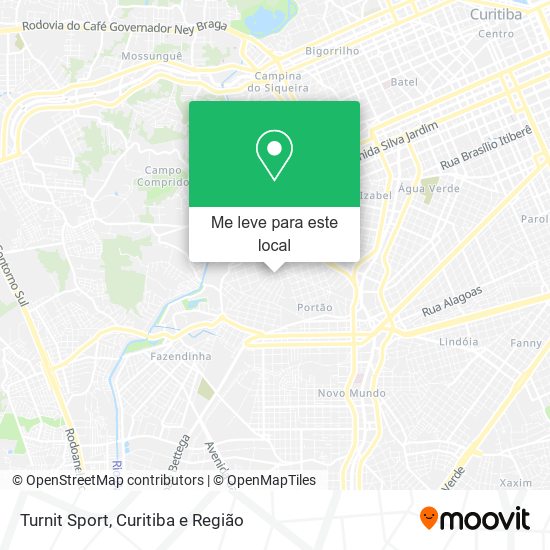 Turnit Sport mapa