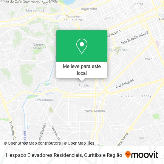 Hespaco Elevadores Residenciais mapa