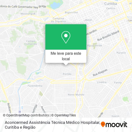 Aconcermed Assistência Técnica Médico Hospitalar mapa