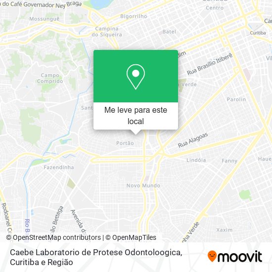 Caebe Laboratorio de Protese Odontoloogica mapa