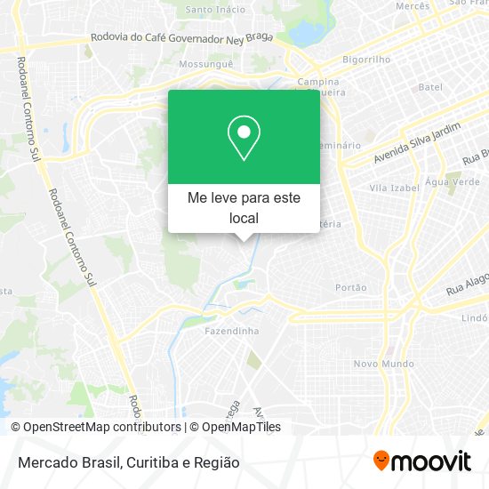 Mercado Brasil mapa