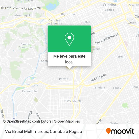 Via Brasil Multimarcas mapa