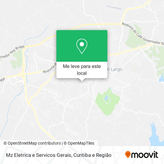 Mz Eletrica e Servicos Gerais mapa