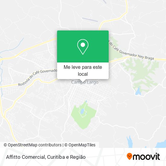 Affitto Comercial mapa