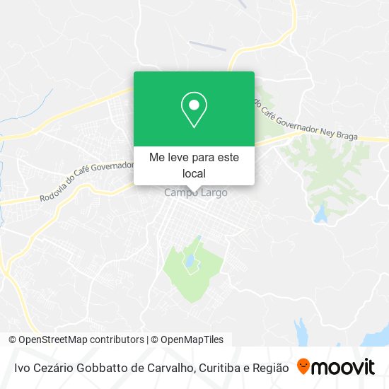 Ivo Cezário Gobbatto de Carvalho mapa