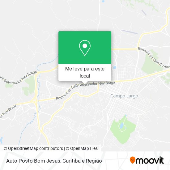 Auto Posto Bom Jesus mapa