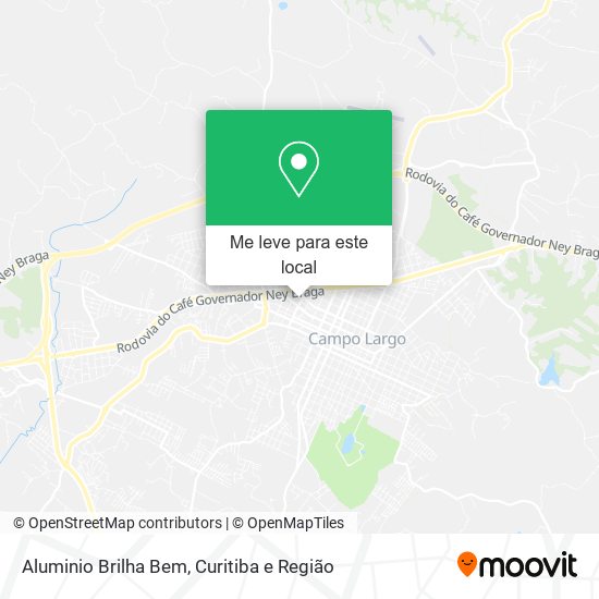 Aluminio Brilha Bem mapa