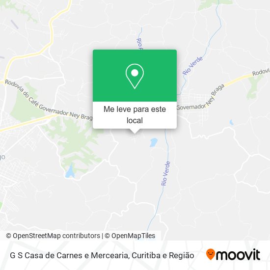 G S Casa de Carnes e Mercearia mapa
