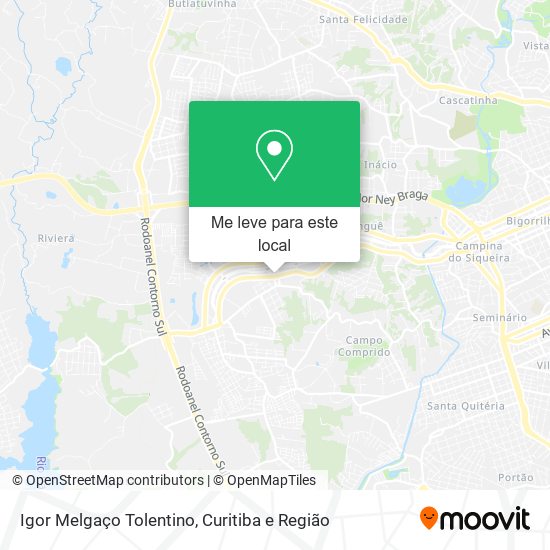 Igor Melgaço Tolentino mapa