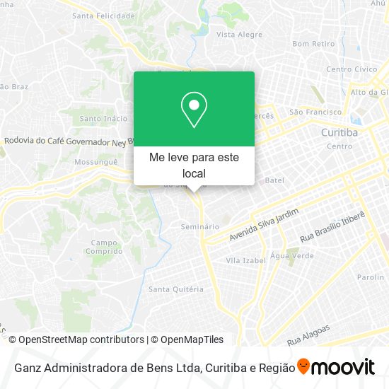 Ganz Administradora de Bens Ltda mapa