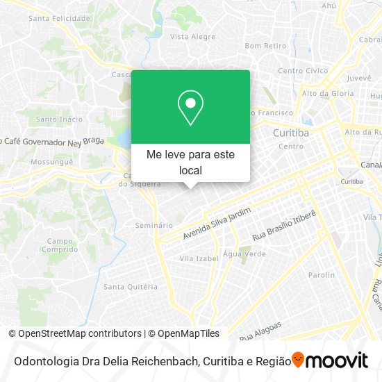 Odontologia Dra Delia Reichenbach mapa
