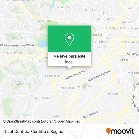 Lauf Curitiba mapa