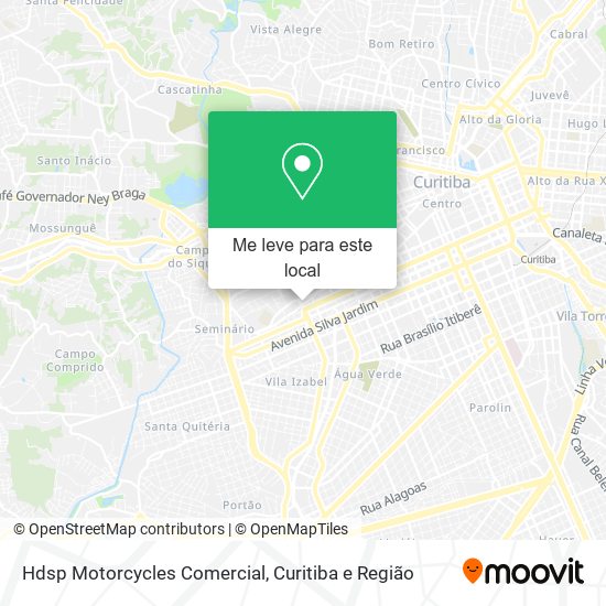 Hdsp Motorcycles Comercial mapa