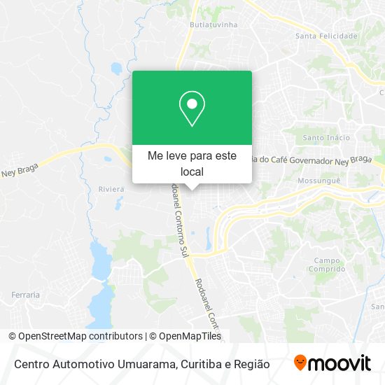 Centro Automotivo Umuarama mapa