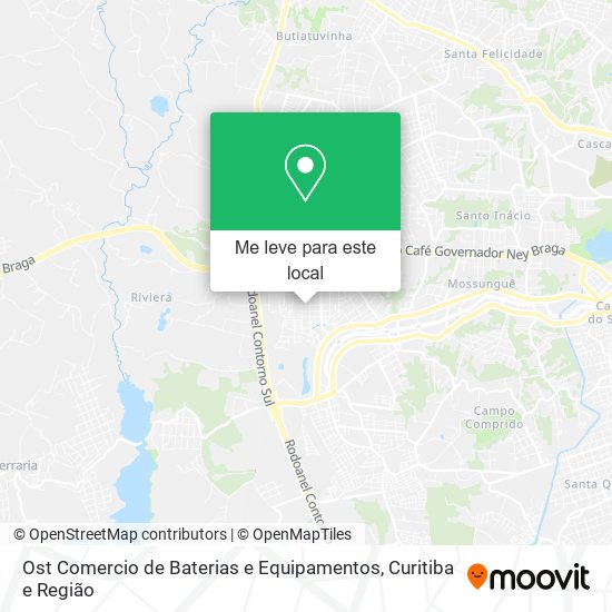 Ost Comercio de Baterias e Equipamentos mapa