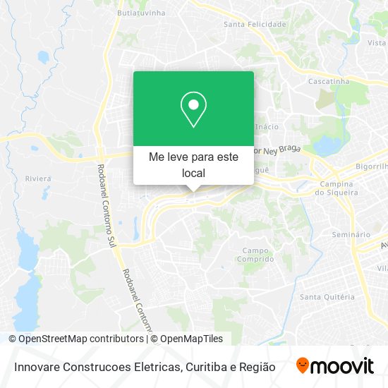 Innovare Construcoes Eletricas mapa