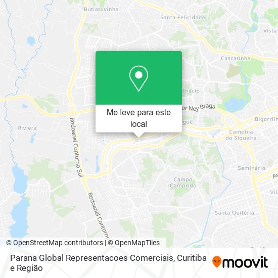 Parana Global Representacoes Comerciais mapa