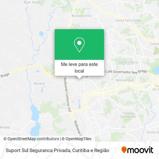 Suport Sul Seguranca Privada mapa