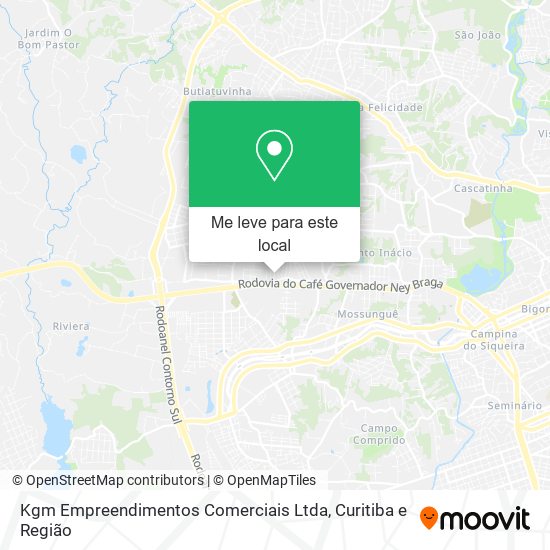 Kgm Empreendimentos Comerciais Ltda mapa