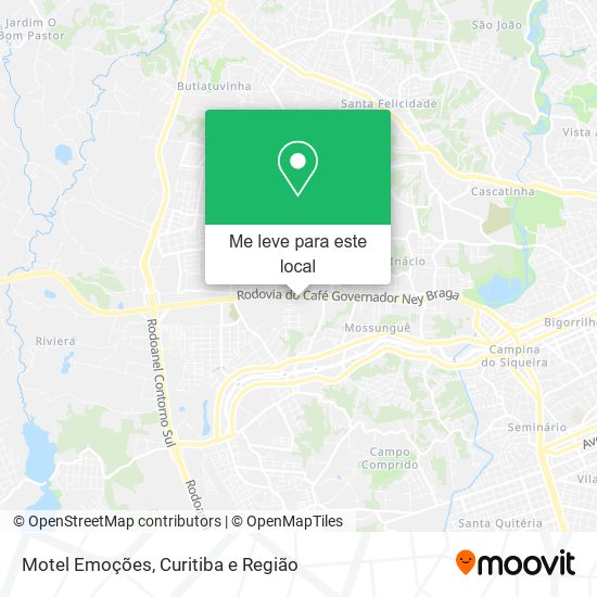 Motel Emoções mapa