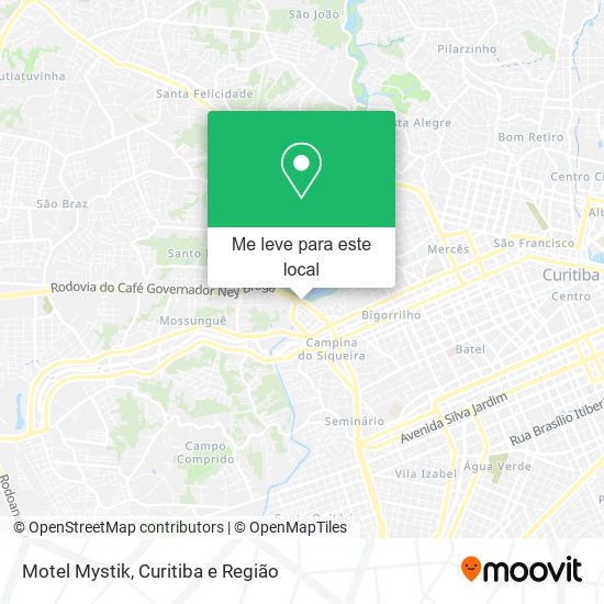 Motel Mystik mapa