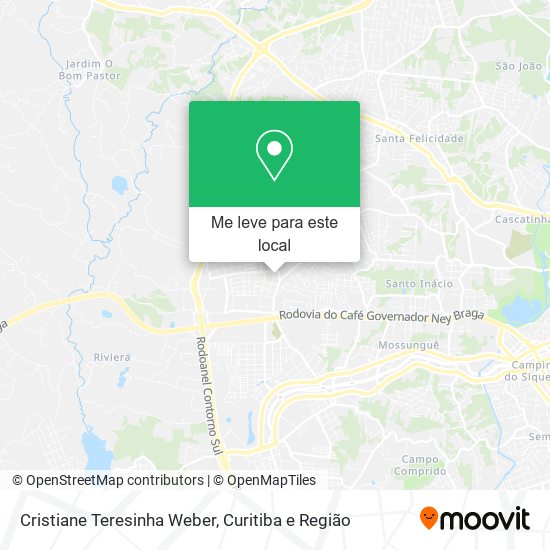 Cristiane Teresinha Weber mapa