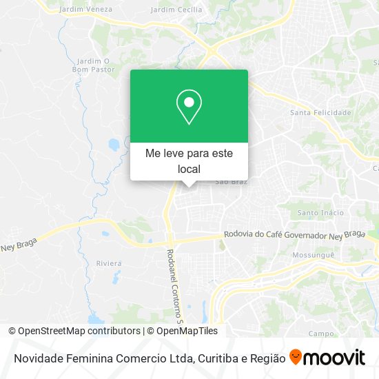 Novidade Feminina Comercio Ltda mapa