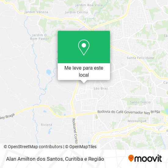 Alan Amilton dos Santos mapa