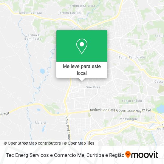 Tec Energ Servicos e Comercio Me mapa