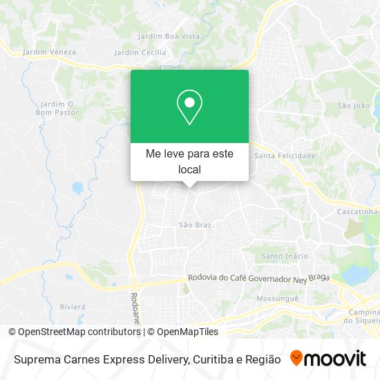 Suprema Carnes Express Delivery mapa