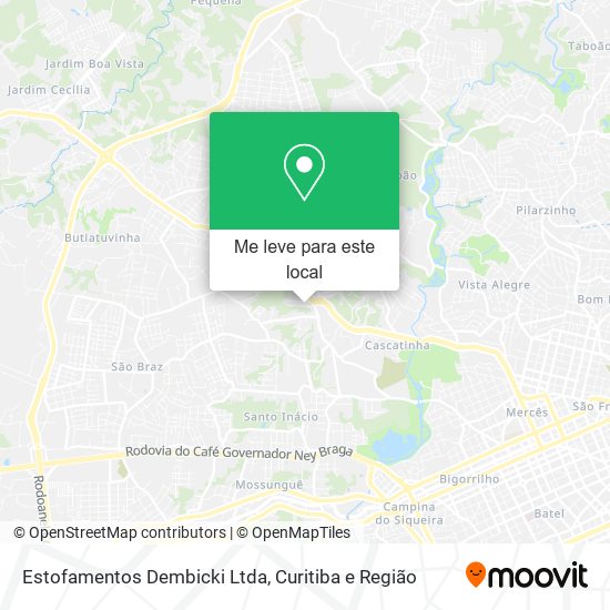 Estofamentos Dembicki Ltda mapa