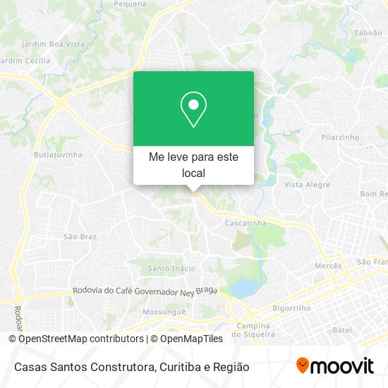 Casas Santos Construtora mapa