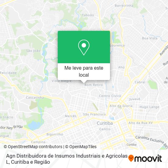 Agn Distribuidora de Insumos Industriais e Agricolas L mapa