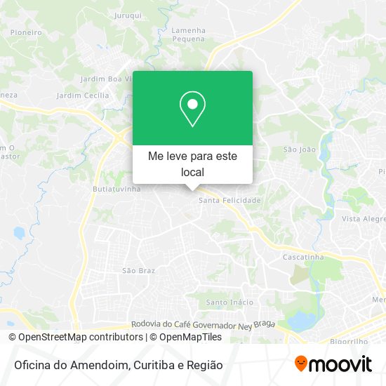 Oficina do Amendoim mapa