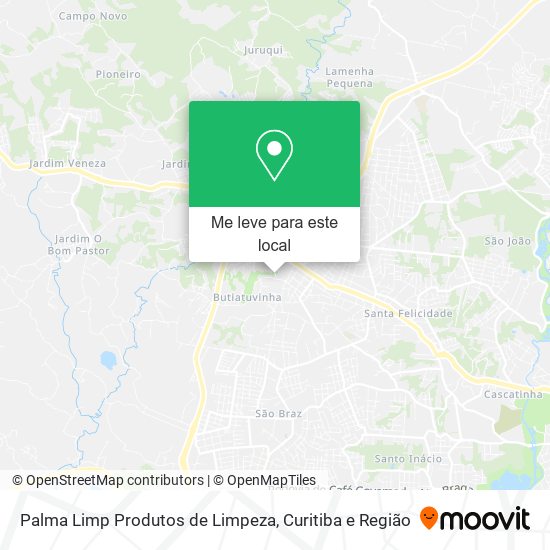 Palma Limp Produtos de Limpeza mapa