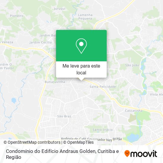 Condomínio do Edifício Andraus Golden mapa