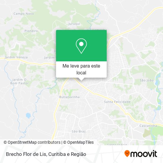 Brecho Flor de Lis mapa