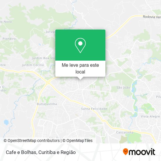 Cafe e Bolhas mapa