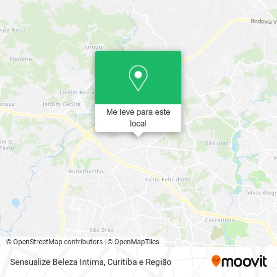 Sensualize Beleza Intima mapa